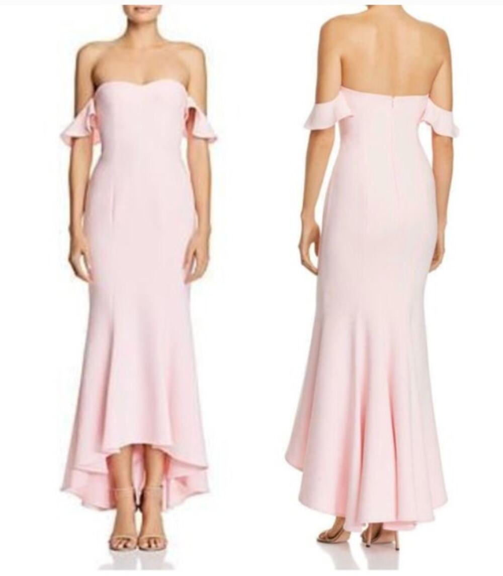 Revolve Likely Sunset Off-the-shoulder Petal Pink Dress Womens New Size 6